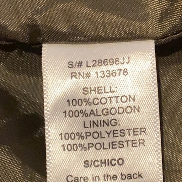 Love Tree Army Green Anorak Jacket Size Small - Picture 7 of 8